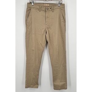 Devil-Dog Chino Pants Men's 33x29 Beige Tan Slacks Outdoors cotton stretch